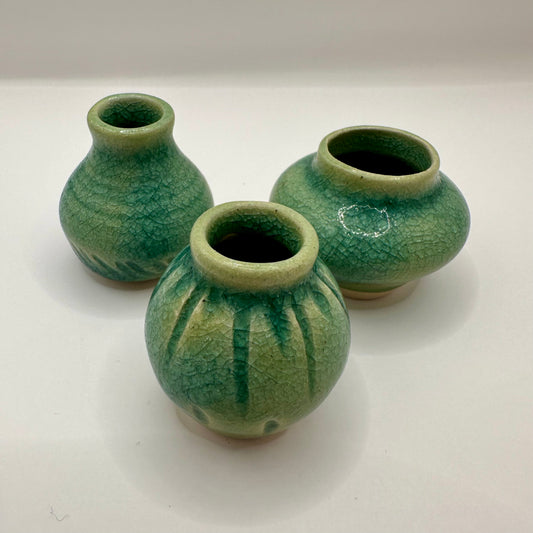 Miniature Green TRIO set