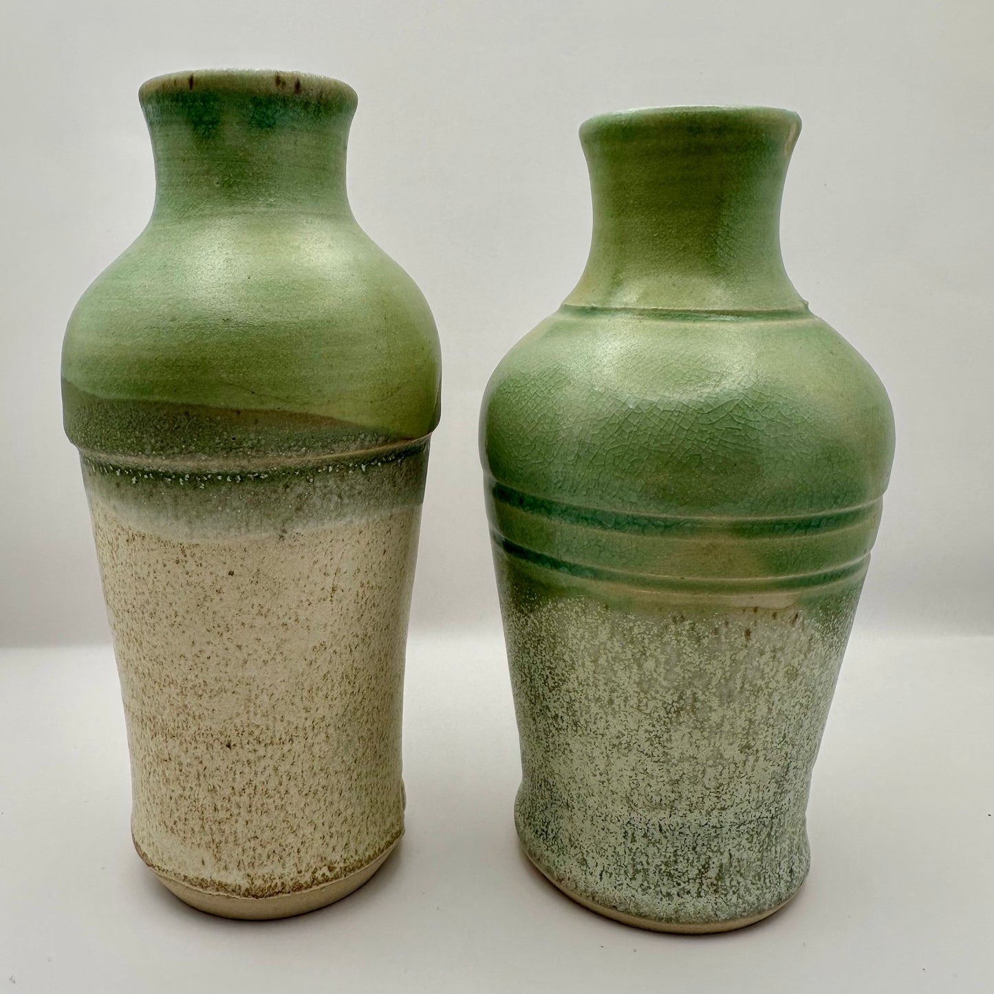 Green Duo Vases